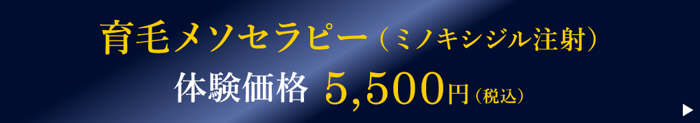 ミノキシジル注射　5,500円